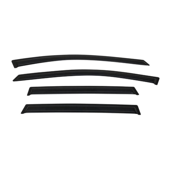 KAIHUIXING 4pcs Sun Rain Deflector Guard Window Visors Front Rear Left Driver Right Passenger Side Tape on External Window Style Acrylic Smoke Tinted for Honda for CR-V 2017-2022 FZ-WD-HCRV17