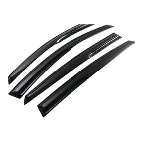 KAIHUIXING 4pcs Sun Rain Deflector Guard Window Visors Front Rear Left Driver Right Passenger Upper Side Tape on External Window Mugen Style Acrylic Smoke Tinted for Kia for Optima 2011-2015
