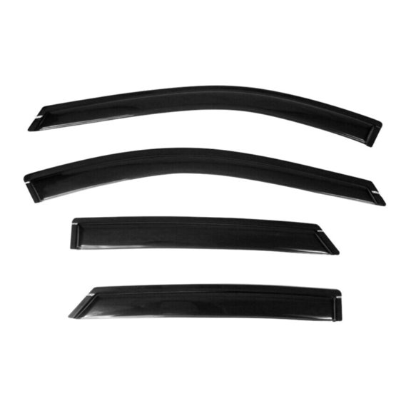 KAIHUIXING 4pcs Sun Rain Guard Window Visors Front Rear Left Driver Right Passenger Upper Side Tape on External Window Style Acrylic Smoke Tinted Set for Chevy for Impala 2014-2020 FZ-WD-CVIMP14