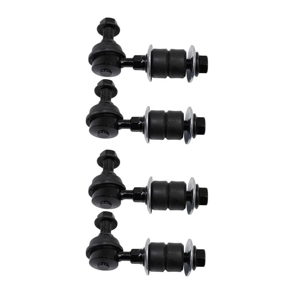KAIHUIXING 4pcs - Suspension Sway Bar Linkages Front Rear Driver Passenger Left Right Side Rubber Non-Greasable Wheel Drive for Swift for Esteem for Aerio for Eclipse for Stealth for 3000GT