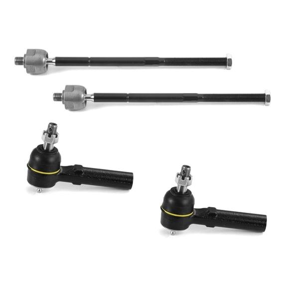 KAIHUIXING 4pcs Tie Rod End Set Kit Front Inner Side Nut for Chrysler for Neon 2000-2002,for Dodge for Neon 2000-2003 for SX 2.0 2003,for Plymouth for Neon 2000-2001 46A2129A 4656184AD