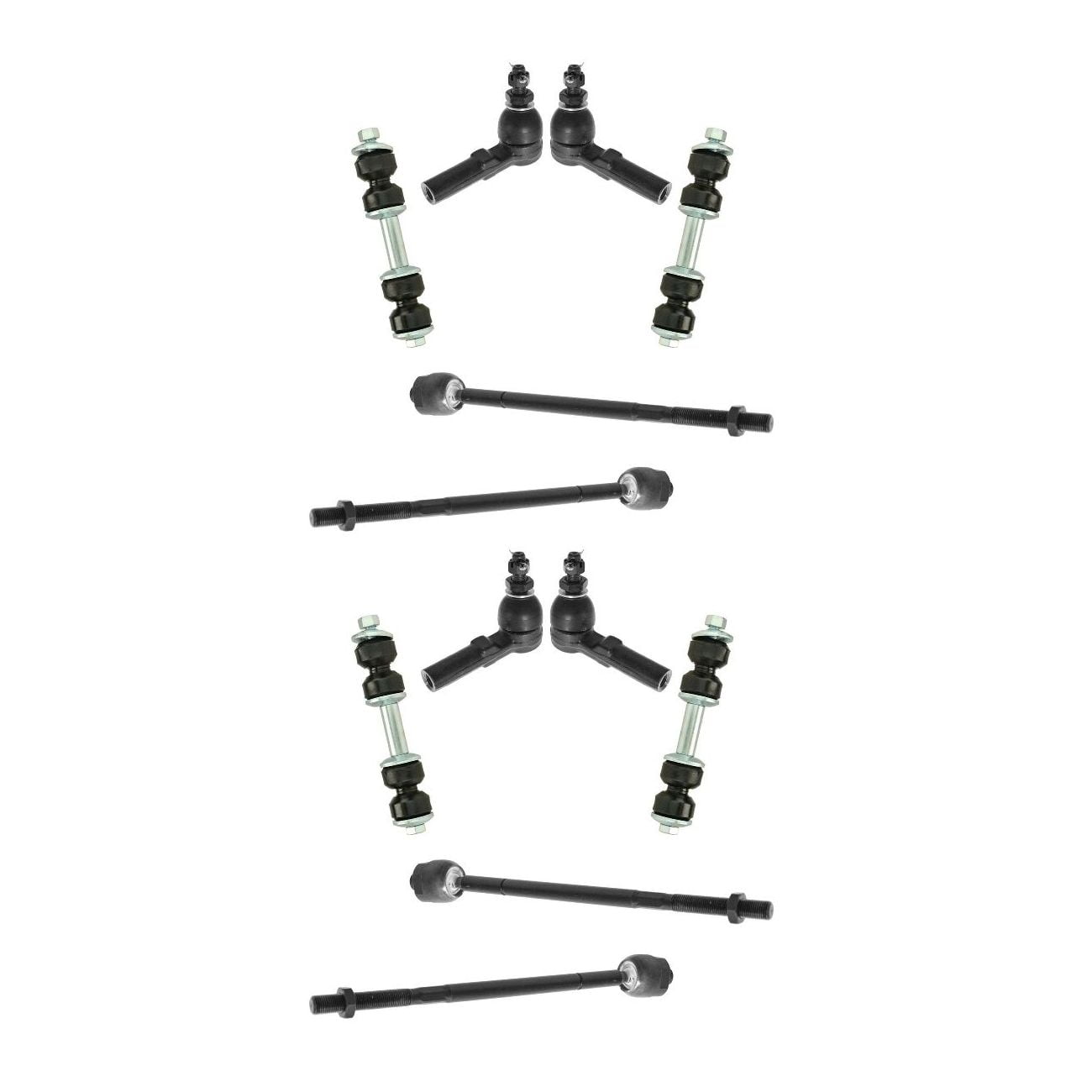 1978-1995 Buick Chevrolet GMC Oldsmobile Pontiac Inner Tie Rod End Set