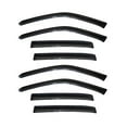 thumbnail image 1 of KAIHUIXING 8 Pieces - Sun Rain Wind Deflectors Door Window Visors Outside Mount Channel Style Dark Smoke Tint for Chevy for Cruze 2010-2015, 1 of 10