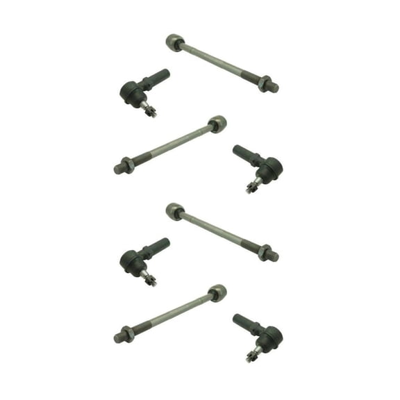 KAIHUIXING 8 Pieces - Tie Rod End Set Kit Front Left Driver and Right Passenger Inner Outer Side Suspension for Cadillac for XLR 2004-2009,for Chevy for Corvette 1997-2013