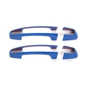 KAIHUIXING Blue Car Door Handle Cover Trim Accessories 4pc for Chevy for Camaro LS/LT/SS/ZL1 2017-2018 ABS Left Right Exterior HUAMAO20190345