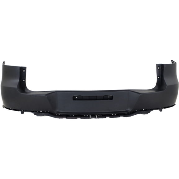 KAIHUIXING Bumper Cover Fascia Rear Upper (Primed) for VW for Tiguan 2012-2017 for Tiguan Limited 2017-201,for VW for Tiguan 2012-2017 for Tiguan Limited 2017-201 Without Parking Aid Sensor Holes