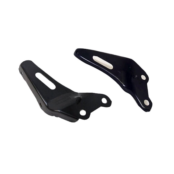 KAIHUIXING Bundle Fits Front Bumper Mounting Arm Bracket Set Black Ready To Paint TO1067121 52142-35050 P2010122007