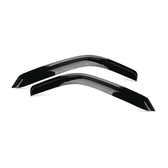 KAIHUIXING Cab Window Visors Rain Sun Guard Vent 2pc Set Acrylic Left Right for Chevy for Colorado 2004-2012 Smoke/Tinted Slim Style 4CAR-WD- CVCLD04RC