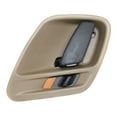 thumbnail image 1 of KAIHUIXING Car Door Handle Interior Front Rear Driver Side Left Brown for Jeep for Grand Cherokee Laredo/Limited 1999-2004 & Overland 2002-2004 16579012 CH1352132, 1 of 8