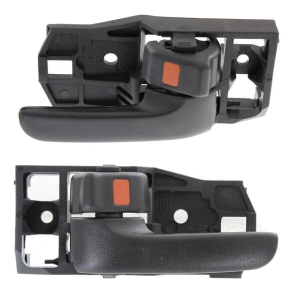 KAIHUIXING Car Door Handle Interior Front Rear Left Right 2pcs Black Textured Black for GX470 2003-2009 for IS300 2001-2005 for Land Cruiser 1998-2002 for RAV4 2001-2005 for RX300 1999-2003