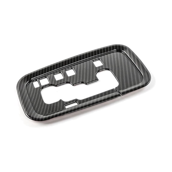 KAIHUIXING Carbon Fiber Gear Shift Panel Decor Cover Trim Frame Front 1 Pieces/Set for Jeep for Wrangler 2007-2018 for Wrangler JK 2018 CFGSPDCTFF2JWJ