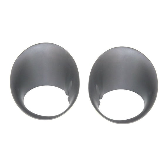 KAIHUIXING Fog Light Bezel Left LH & Right Pair Set for Dodge for Ram 1500 2002-2008 for Ram 2500/3500 2003-2009 Textured 55077238AB CH2599101