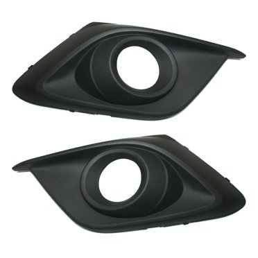 Evan-Fischer Fog Light Trim Set For 2014-2023 Toyota 4Runner – Left & Right, With Fog Light Holes (Primed)