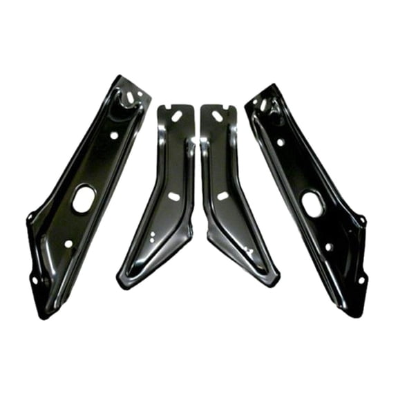 KAIHUIXING Front Bumper Bracket Set for Chevy for Chevelle 300 Deluxe/Base/Concours/Malibu/Nomad/SS 1968 for El Camino Base/Custom/SS 1968