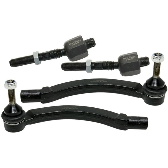 KAIHUIXING Front Inner Outer Left Driver and Right Passenger Side Replacement Suspension Steering Tie Rod End for Volvo for S60 2004-2009 for S80 2004-2006 for V70 2004-2007