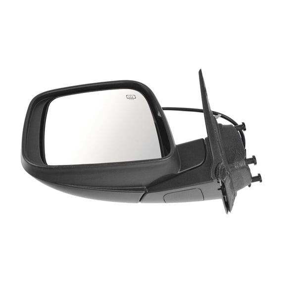 KAIHUIXING Front Left Side Power Heated Black Rearview Assembly Pair Set Door Mirror for Dodge for Durango Express/Heat 2011 & Enforcer/Pursuit/SRT/SXT Plus 2018