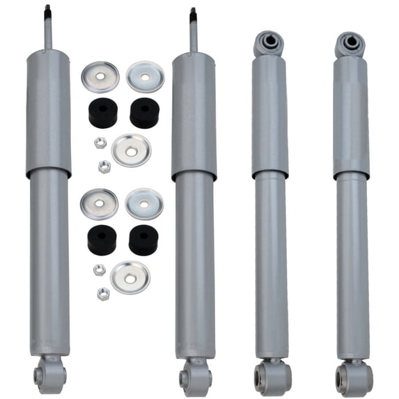 KAIHUIXING Front Rear Side Shock Absorbers Kit for Acura for SLX 3.2L 1996-1997,for Isuzu for Trooper 3.2L 1992-1997 & 3.5L 1998-2002 for VehiCROSS 3.5L 1999-2001 BFJG-48166-168