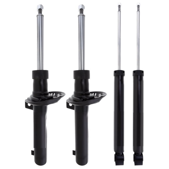 KAIHUIXING Front Rear Side Struts & Shocks Kit for Audi for A3 2.0L 06-13 for A3 Quattro 3.2L 06-09 & 2.0L 09-13,for VW for Jetta 1.9L 05-06 & 2.5L 05-11 & 2.0L 06-10 12-16 BBGL-13802-168