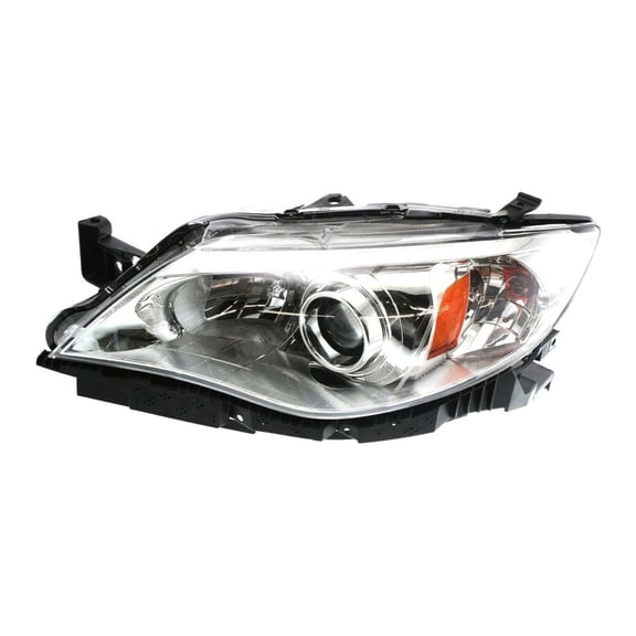 KAIHUIXING Headlight Bulb Left Driver Side Clear Lens W/ Bulb Headlamp for Subaru for Impreza Outback Sport 08-09 with Wiring Harness SU2502124 13445524