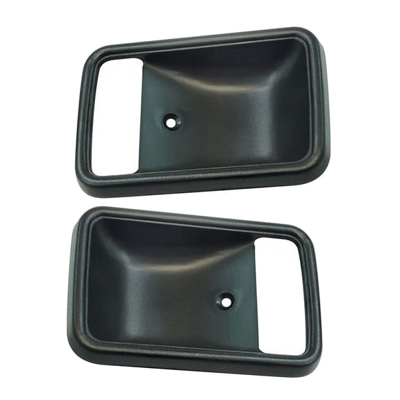 KAIHUIXING Interior Door Handle Bezel Black Driver Passenger Side Pair for Mazda for RX-7 GS/S 1979-1985 & GSL 1981-1985 & GSL-SE 1984-1985 Left Right 81165830365