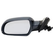 KAIHUIXING Left Driver Side Power Paintable Heated in-Housing Signal Light Replacement Assembly Pair Door Mirror for Audi for A4 Prestige 2015 for A4 Quattro Avant 2012 & Prestige 2015 AU07ELS