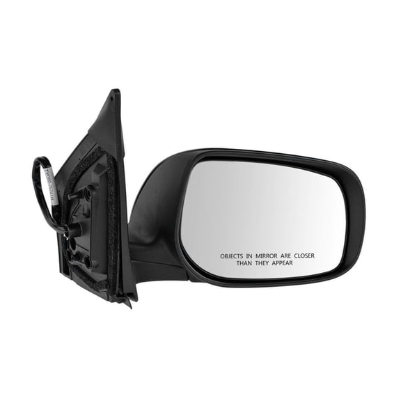 KAIHUIXING Mirror Power Heated Gloss Black Passenger Side Textured Electric for Toyota for Corolla Base 09-11 & CE/LE/S/XLE/XRS 09-13 & L 12-13 Plastic Front Right MRA06218