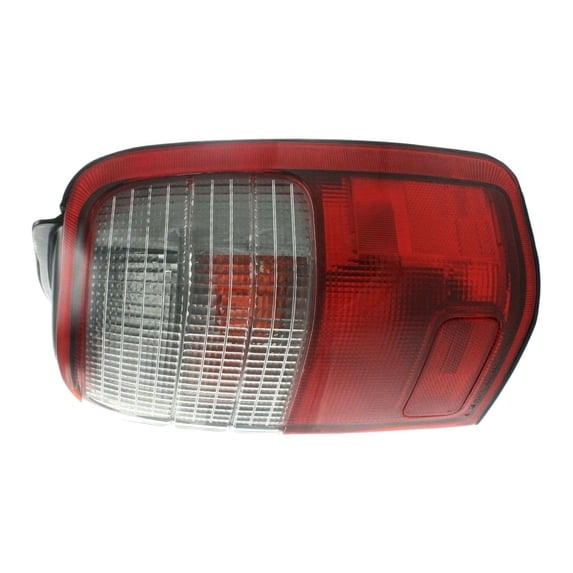 KAIHUIXING Passenger Side Red Clear Lens with Bulb Turn Signal Lamp Assembly Tail Light for Toyota 4Runner 1997-2000