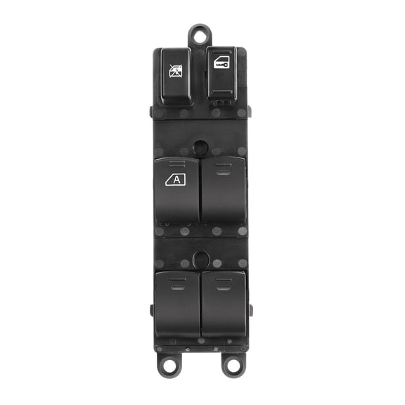 KAIHUIXING Power Window Switch for Nissan for Sentra 2.0L/2.5L 2008-2010 Front Driver Side 1pc to 8/09 6 Buttons Black Male 17 Pins Push Button
