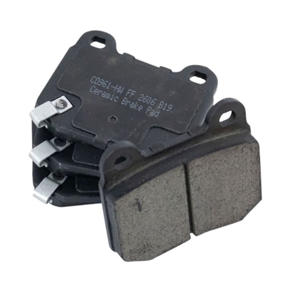 KAIHUIXING Rear Ceramic Disc Brake Pads Set for INFINITI for G35 03-04,for Mitsubishi for Lancer 03-06,for Nissan for 350Z 03-09,for Subaru for Impreza 04-14 for WRX 15-17,for Toyota 86 20 Evo