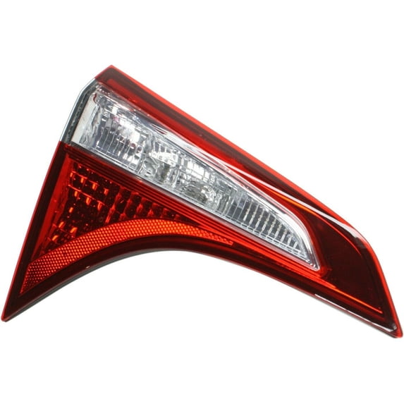 KAIHUIXING Rear Inner Left Driver Side Red Lens with Bulb Assembly Lamp Replacement Turn Signal Tail Light Taillight for Toyota for Corolla Le Eco Plus 2014 & Special Edition 2016