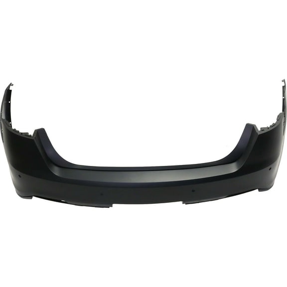 KAIHUIXING Rear Primed Bumper Cover Facial with Parking Aid Sensor Holes for Ford for Interceptor Sedan 2013-2017 for Special Sedan 2014-2017 for Taurus 2013-2017