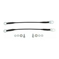 thumbnail image 1 of KAIHUIXING Rear Tailgate Cables Straps Set of 2 for Nissan for Frontier 98-04 Truck Metal When Applicable,License Plate Brackets Do Not Come with Mounting Hardware Unless Otherwise Stated Black, 1 of 9