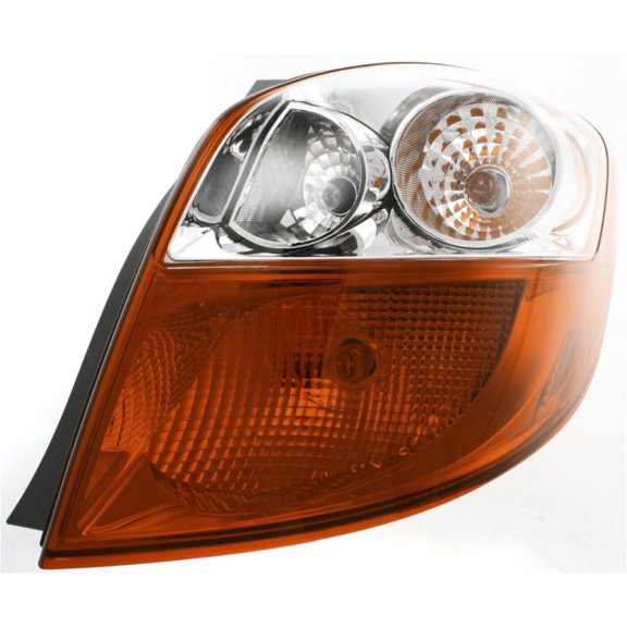 KAIHUIXING Right Passenger Side Red Clear Lens with Bulb Assembly Lamp Replacement Turn Signal Tail Light Taillight for Toyota for Matrix 2009-2014 16543312
