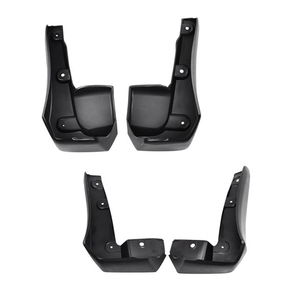 KAIHUIXING Rock Flaps Splash Guards Front Rear Side Black Wheel for Honda for Civic 2016-2019 L4 1.5L,L4 2.0L-Engine Petrol-Fuel 10Th Gen-Gen. 08P00TBA100 08P00-TBA-100