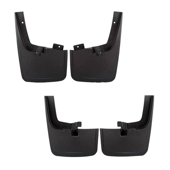 KAIHUIXING Rock Splash Guards Flaps Front Rear Lower Side Black Tpo Flexible Plastics for Ford for F150 2015-2020 1.355(Kg)-Weigh FL3Z16A550AA FL3Z16A550BA