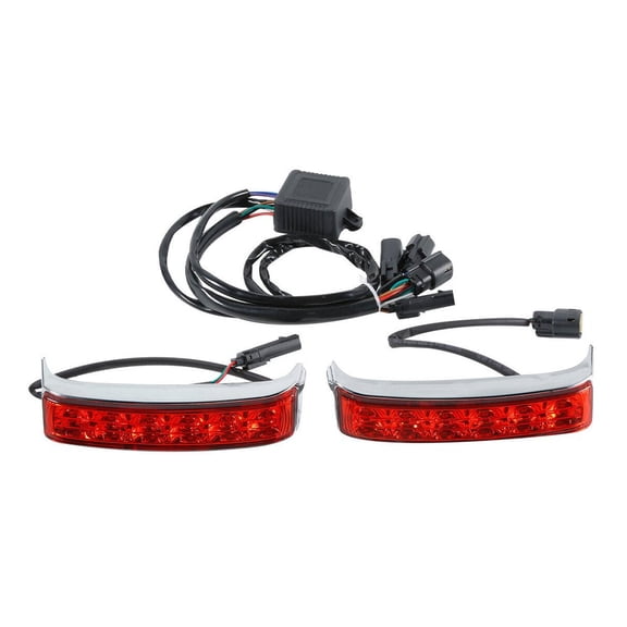KAIHUIXING Saddlebag Run Brake Turn Light Limited ABS Plastic Left Right Rear for CVO for CVO for Electra Glide for Electra Glide Low for for Road King for