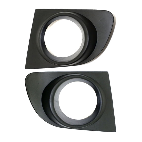 KAIHUIXING Set of 2 Left Fog Light + Right Light Cover Textured Black Lamp Hand for Nissan for Sentra Base/S/SE-R/SE-R V/SL 2007-2012 & 2009-2012