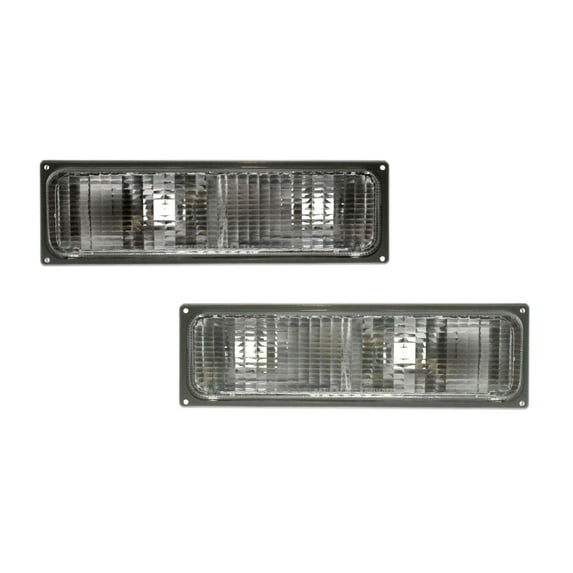 KAIHUIXING Signal Light Set of 2 Left Driver & Passenger Side Corner Parking Marker Turn Lamp Clear Lens for Yukon for Blazer for C/K 2500/1500 Suburban for C/K 3500/2500/1500