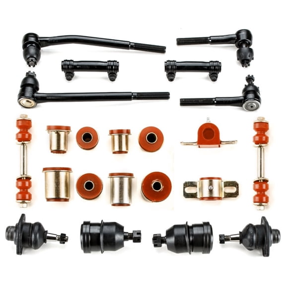KAIHUIXING Suspension Kit Front Side Polyurethane Red Greasable for Pontiac for Firebird 4.1L/5.7L/6.6L 1974-1975 RPFESRKF11PF