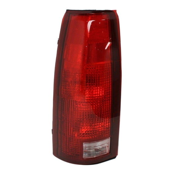 KAIHUIXING Tail Light Bulb Left Driver Side Clear & Red Lens Taillight Taillamp Brakelight Lamp for GMC for C/K 2500/1500 Suburban for C/K 3500/2500/1500 Without Connector Plate