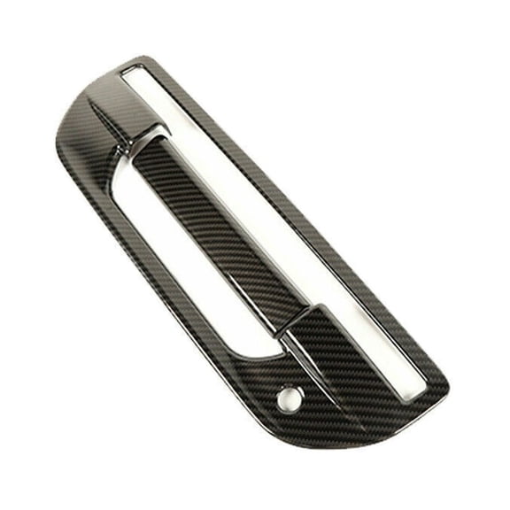 KAIHUIXING Tailgate Car Door Handle Cover Trim Bezel + Carbon Fiber for Jeep for Gladiator 2020 ABS Rear TDHCTBFJGJ2CF