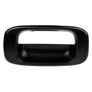 KAIHUIXING Tailgate Handle Bezel Trim Black for GMC,for Chevy Rear 1-Qty Construction Bolt-on Textured Liftgate Plastic Us-Country