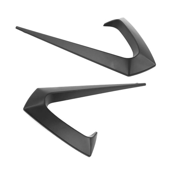 KAIHUIXING for Tesla for 3 2017-2023 Model 3 Matte Black Air Flow Vent Side Quarter Panel Decor Sticker Trim Acrylonitrile Butadiene Styrene-ABS Plastic -Sc