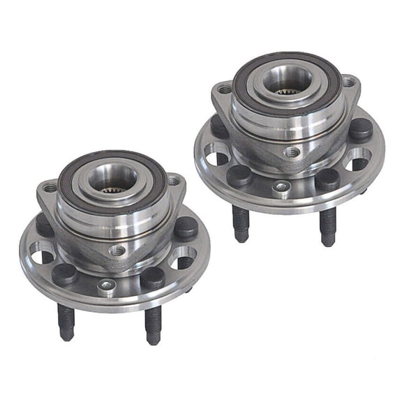 KAIHUIXING Wheel Hub and Bearing Assembly Front Rear Left Driver Side 5-Bolt for Saab,for GMC,for Chevy,for Cadillac,for Buick Encoder-ABS Sensor 3pc 156.9-Flange Diameter 30-Number of Splines