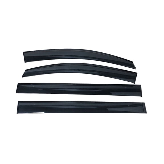 KAIHUIXING Xl30 Polycarbonate Window Visors Rain Guard Deflector Front Rear Left Right for Toyota for Sienna 2011-2019 4pc Smoke/Tinted Slim Style Tape on/External-Type -WD-TSNA11