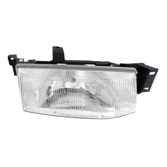 KAIHUIXING for Ford for Escort 1991-1996 1pc Headlight Right Clear Lens w/ bulbs FO2503113