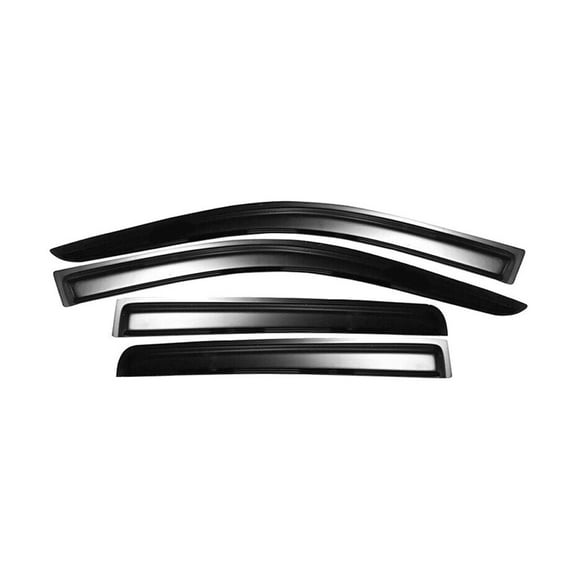 KAIHUIXING for Jeep for Compass 2007-2017 Tape on Window Visors Sun Vent Rain Windshield 4pcs