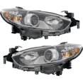 thumbnail image 1 of KAIHUIXING for Mazda 6 2014-2017 2pcs Headlight Left and Right Clear Lens w/ bulbs GMP2510K0-PFM, 1 of 6