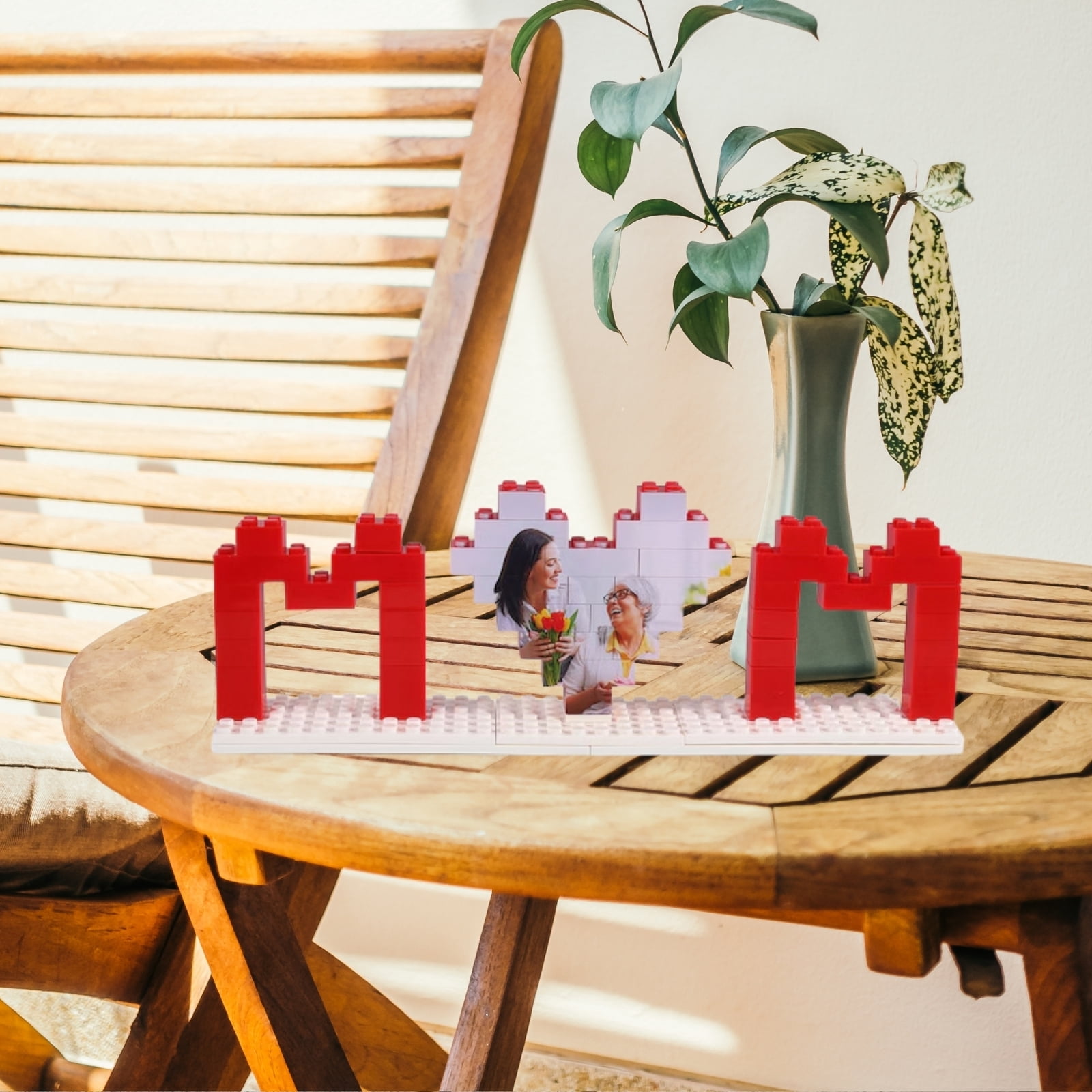 KAINSY Custom Photo Building Brick for Mom - Personalized DIY Block ...