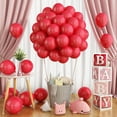 thumbnail image 1 of KAINSY Matte Red Latex Balloons 12inch 77pcs Helium Balloons Party Decoration Birthday, 1 of 6